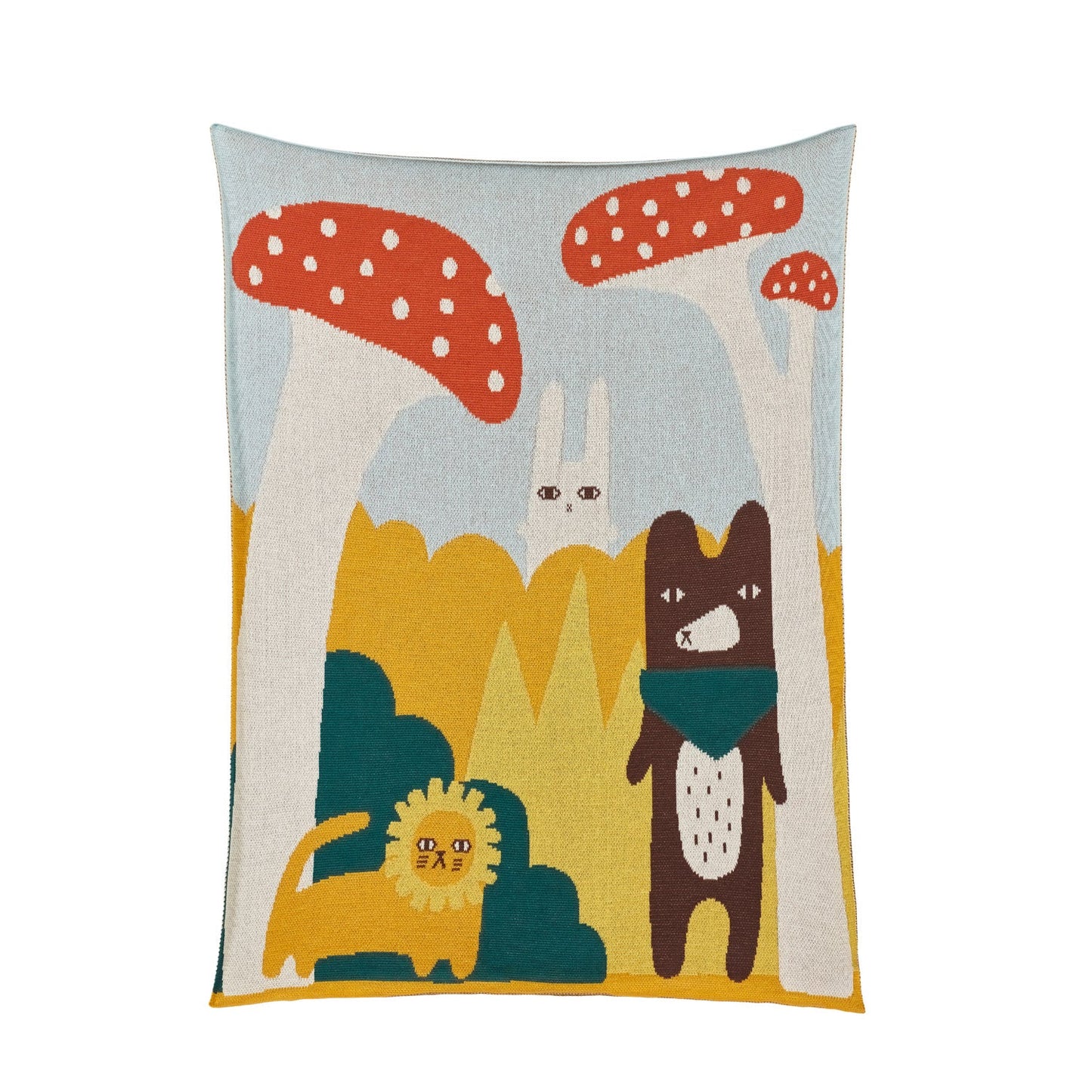 Donna Wilson | Mini Blanket | Trees and Creatures