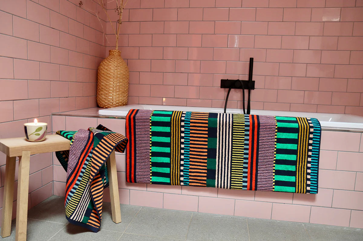 Donna Wilson | Bath Towel | Multi Stripe