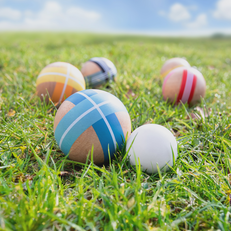 Remember | Bocce Game | Wooden Ball Set