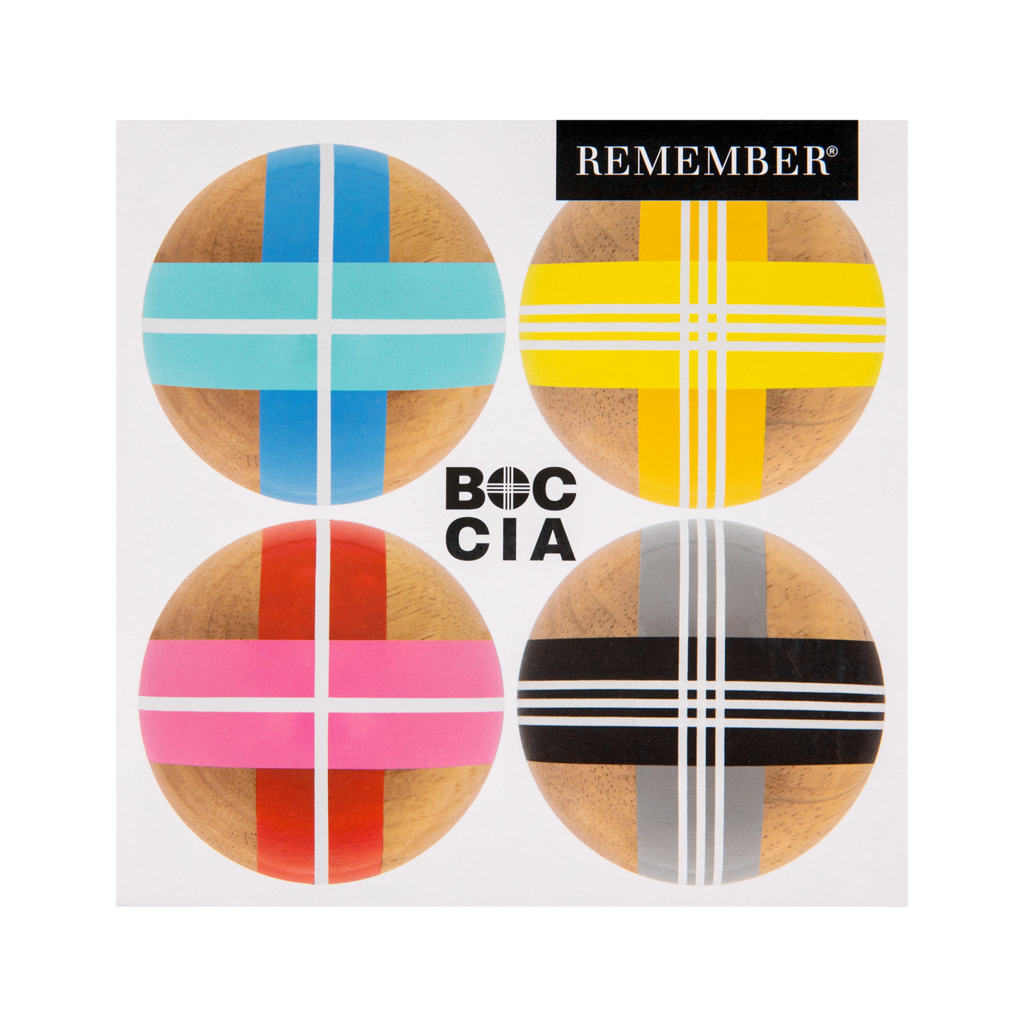 Remember | Bocce Game | Wooden Ball Set