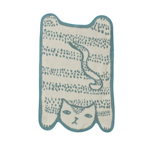 BATH MAT / BLUE CAT