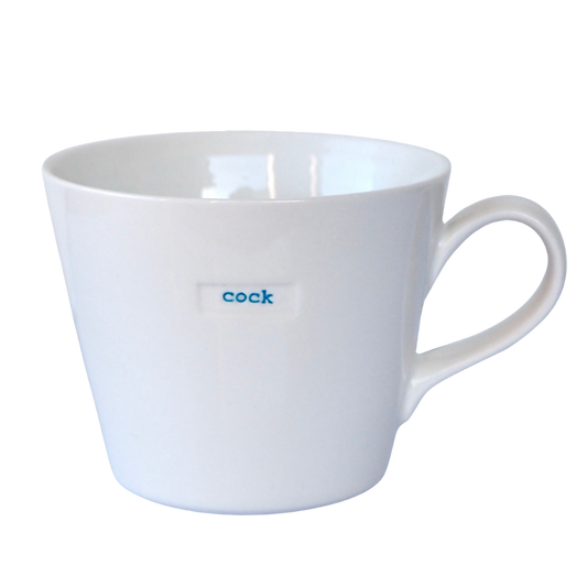 Cock - 350ml Porcelain Mug - Keith Brymer Jones
