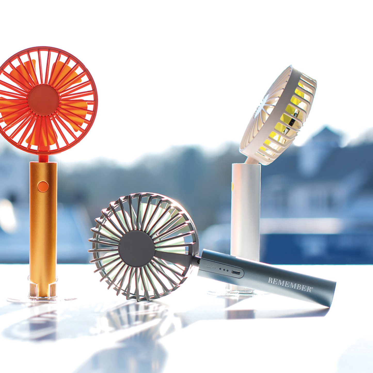 Remember | Mini Flow Fan | Silver