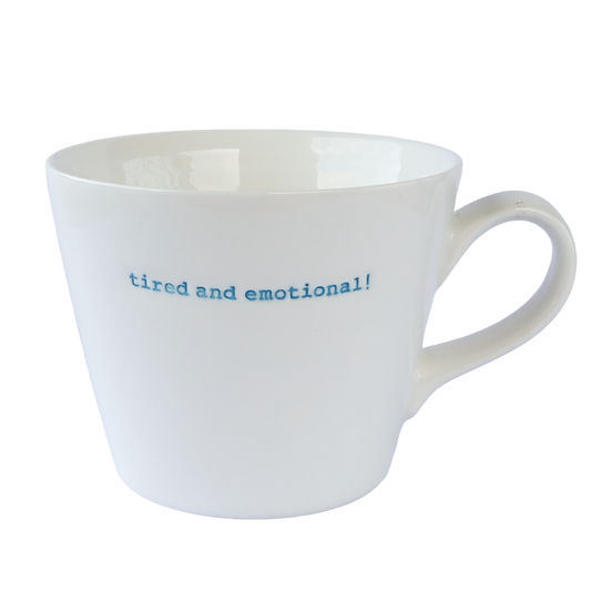 Keith Brymer Jones | Porcelain Bucket Mug | Tired and Emotional