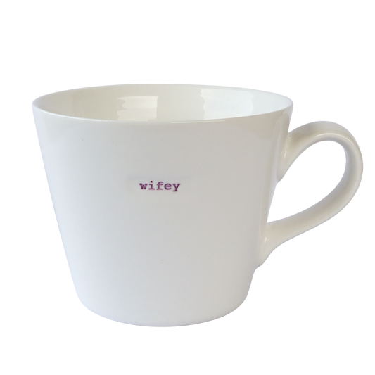 Keith Brymer Jones | Porcelain Bucket Mug | Wifey